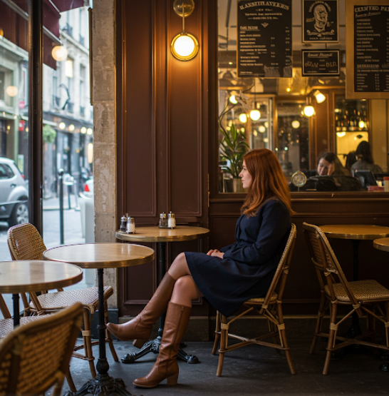 카페에서 음료를 시키지 않는 모습