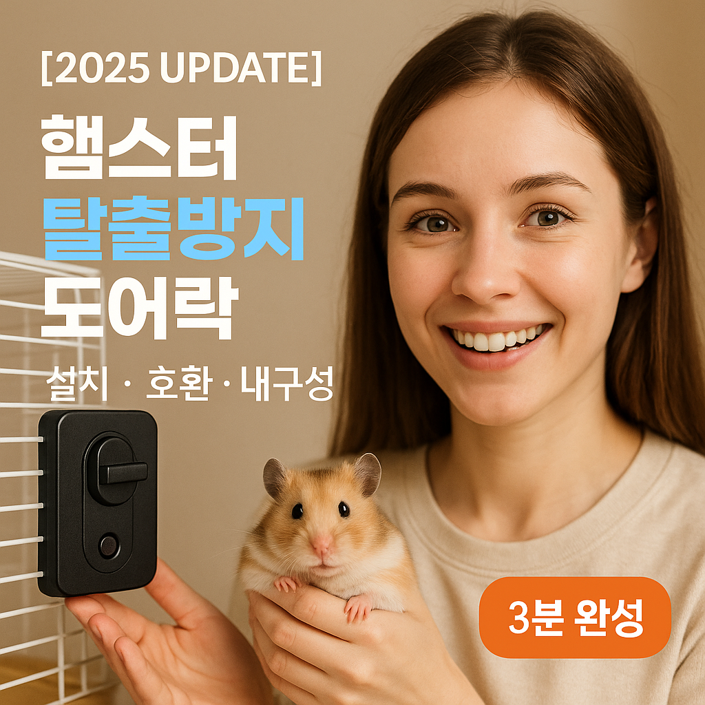 [2025 Update] 햄스터 탈출방지 도어락 리뷰 설치&middot;호환&middot;내구성