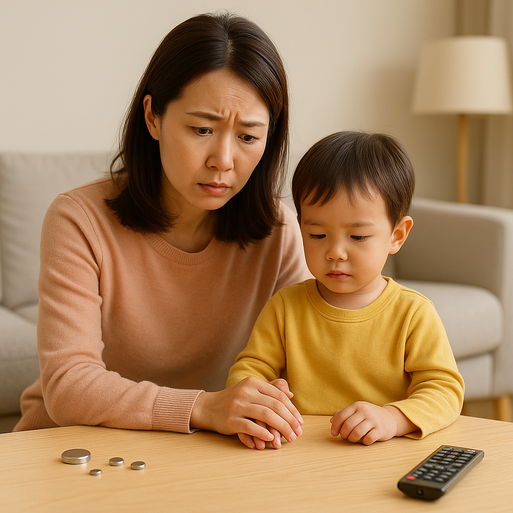 버튼형 전지 어린이보호포장 의무화