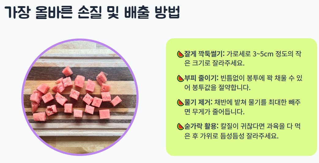 수박껍질 음식물 쓰레기