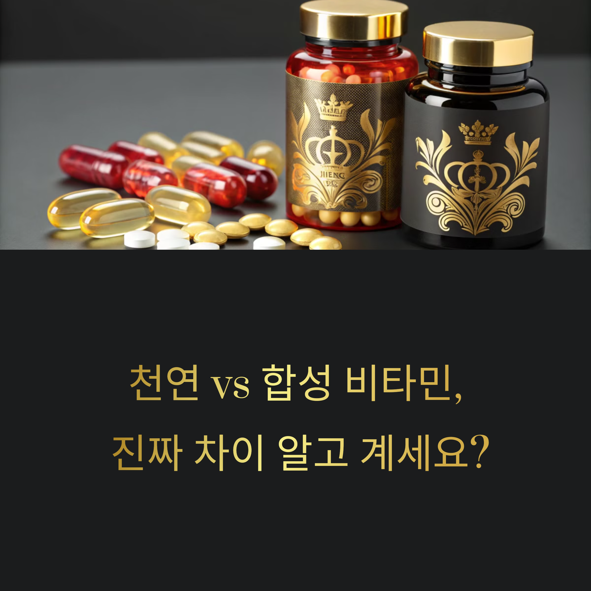 천연 비타민 vs 합성 비타민