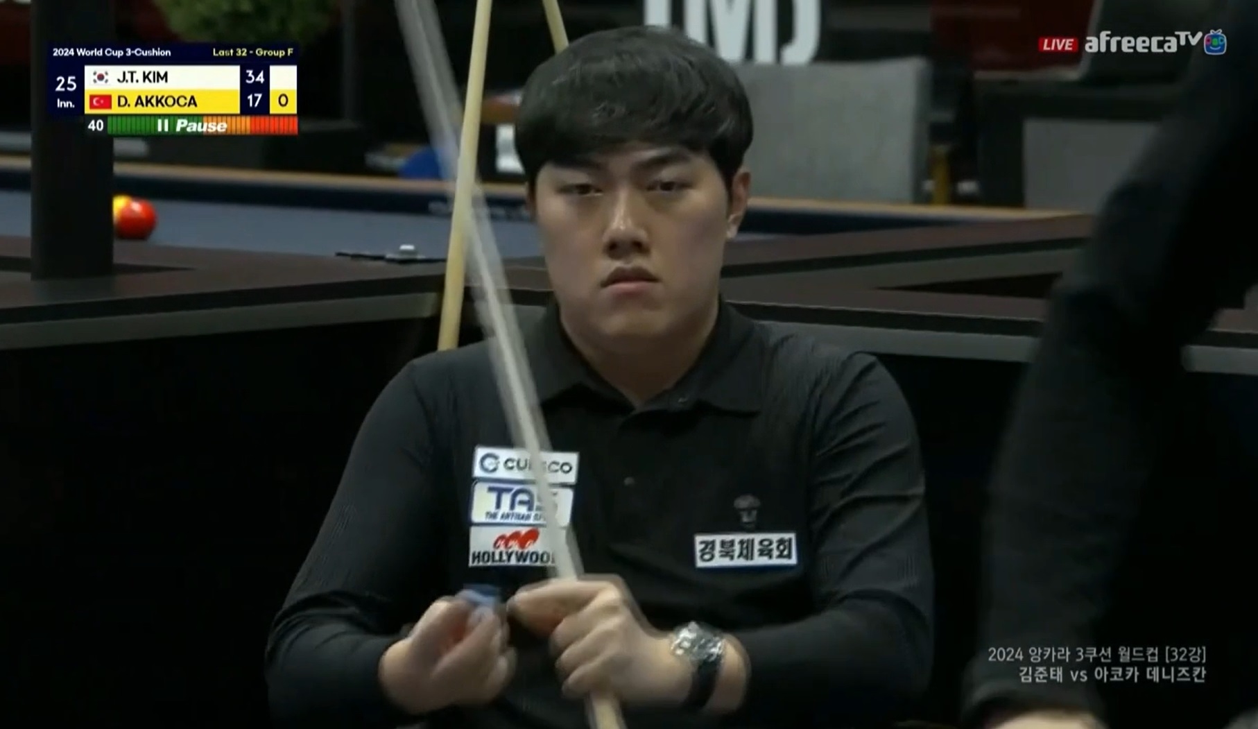 2024 앙카라 세계 3쿠션 당구 월드컵 김준태 경기결과