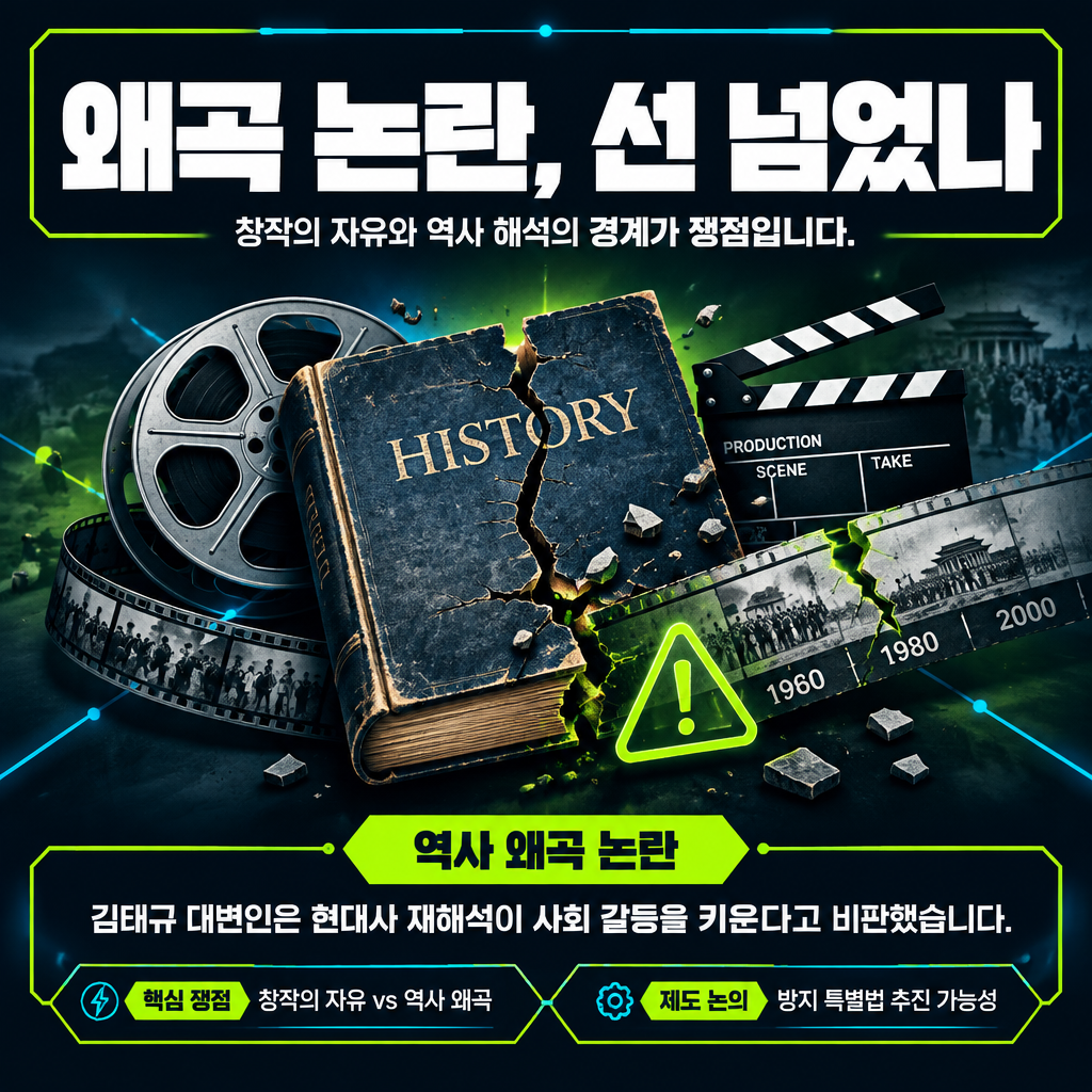 왜곡 논란, 선 넘었나