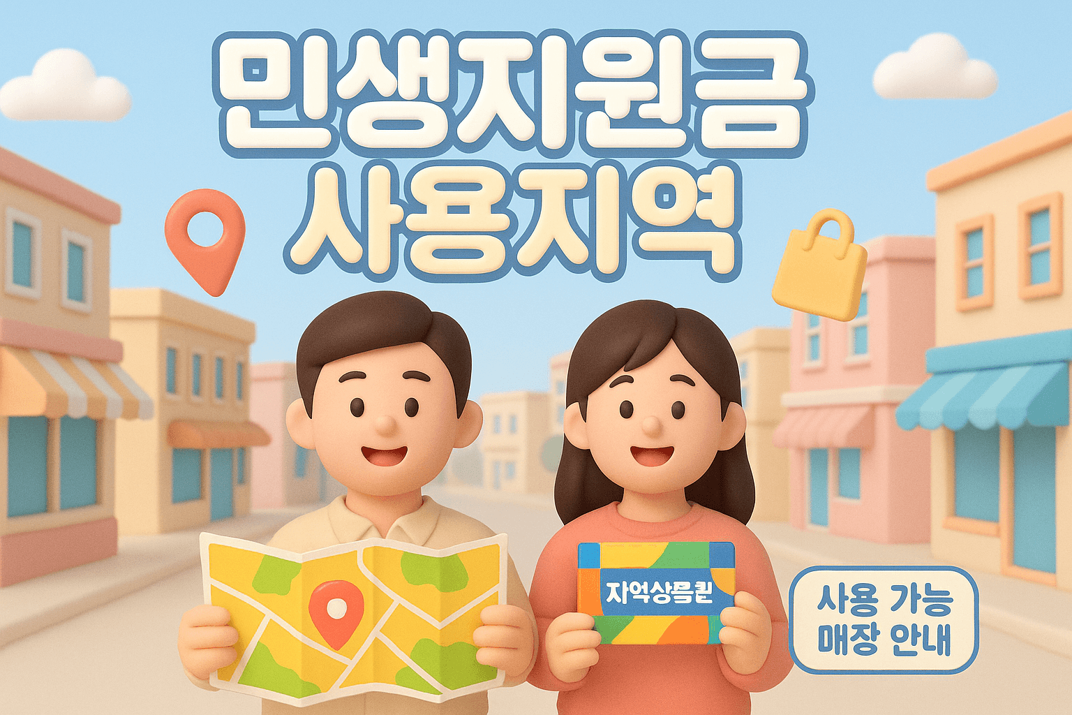 민생지원금 사용지역 총정리 (+신청부터 사용까지)
