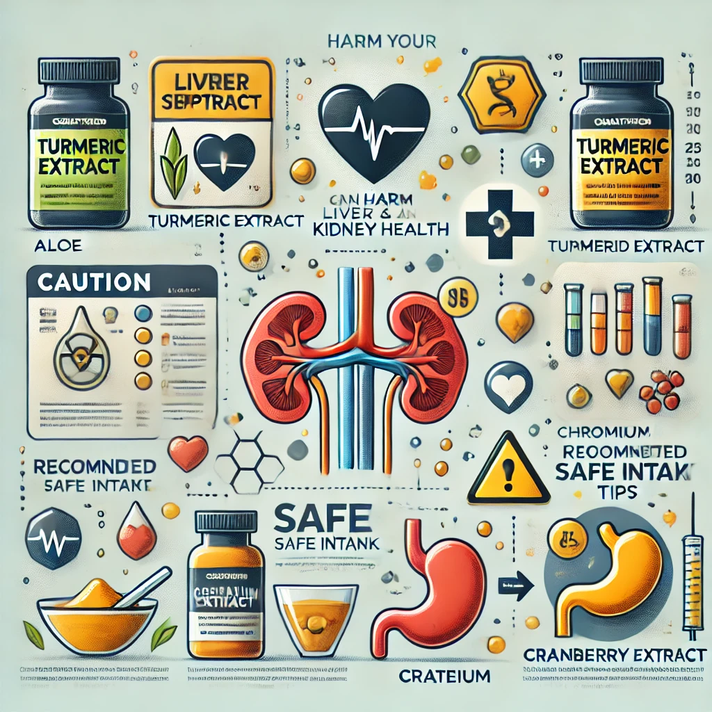 간과 신장을 망가뜨릴 수 있는 영양제 종류와 주의사항 - 건강한 섭취 방법 안내