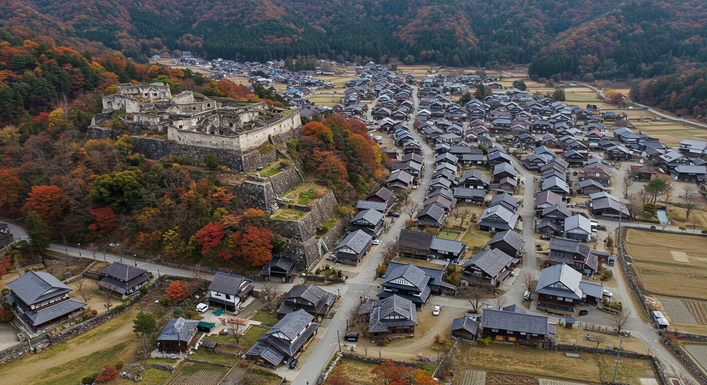 아카즈키 성하 마을