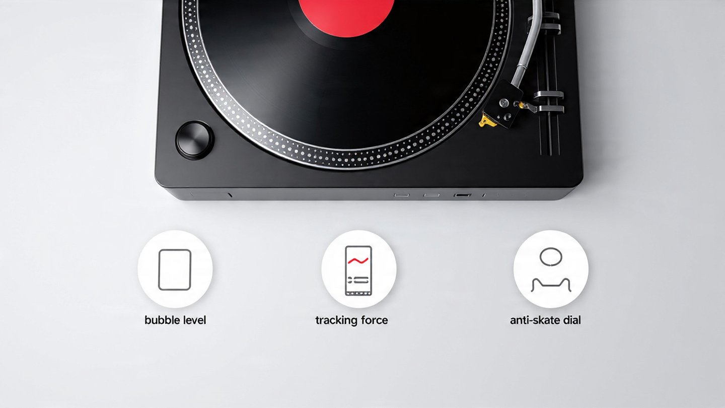 입문 세팅 체크리스트(수평·트래킹·안티스케이팅)