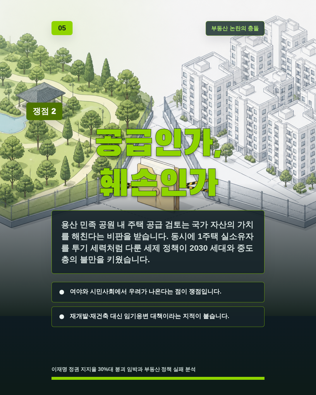 공급인가, 훼손인가