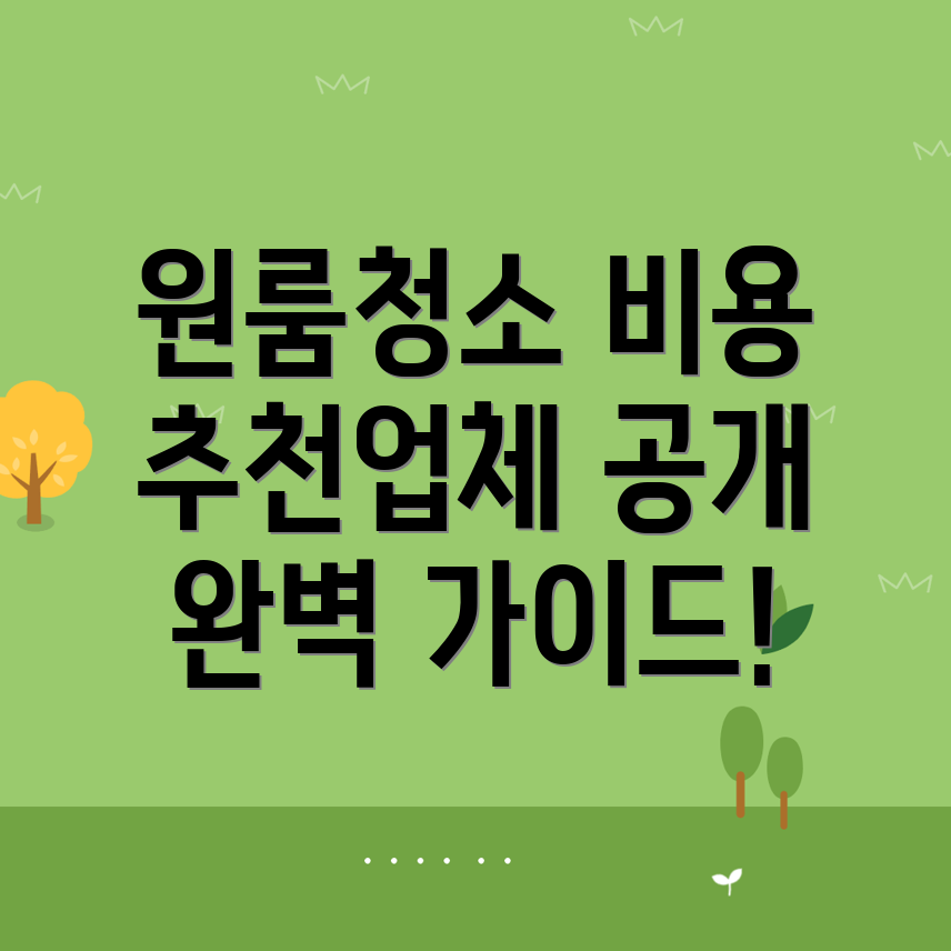 원룸청소