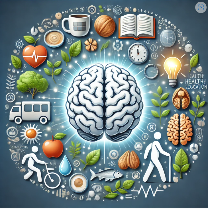 채매 예방을 위한 뇌건강을 보여주는 이미지