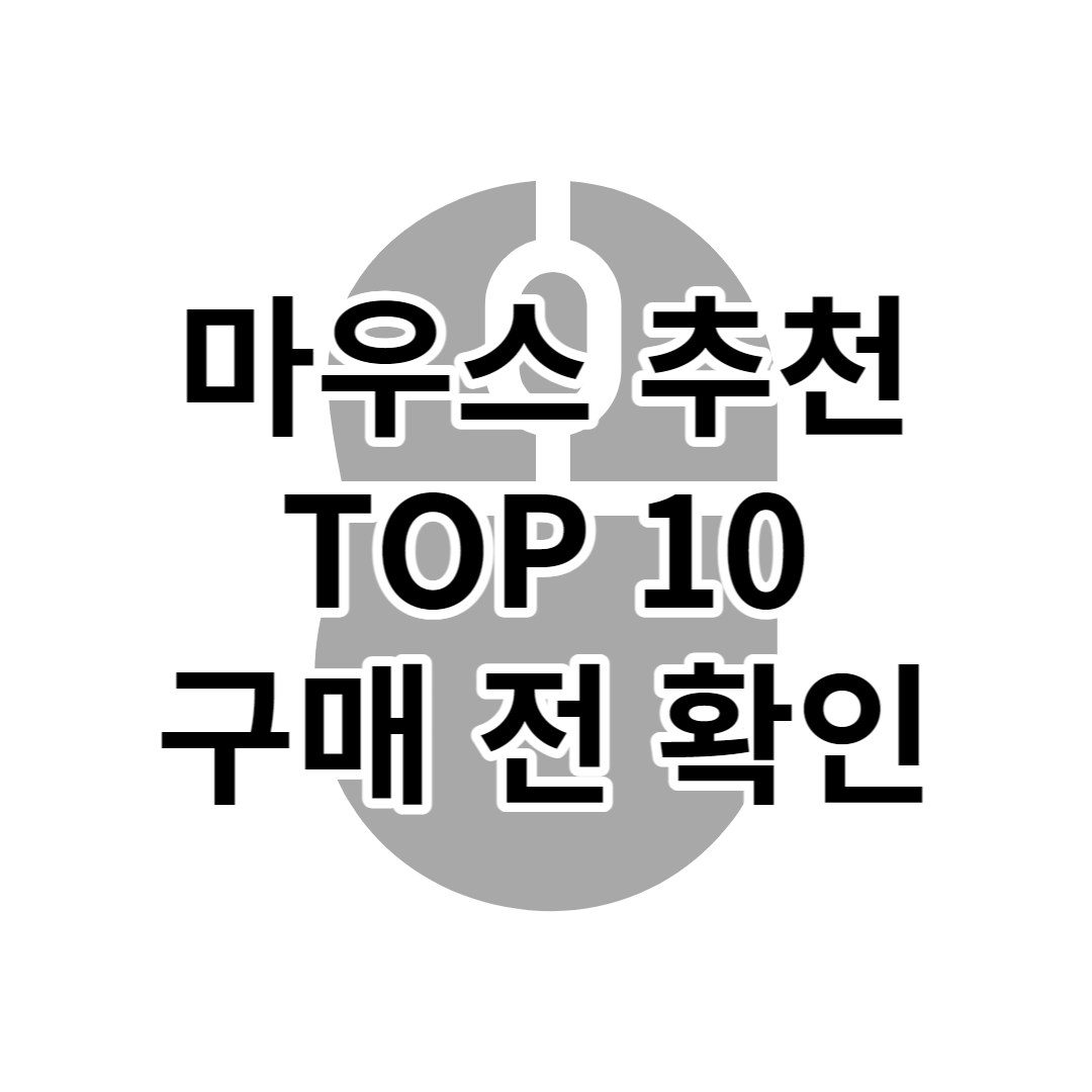 노트북 컴퓨터 마우스 추천 TOP 10 [가성비템] - 생활정보