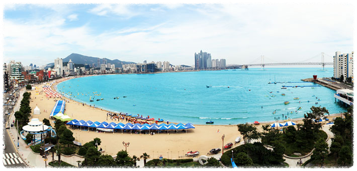 여름휴가 광안리 해수욕장