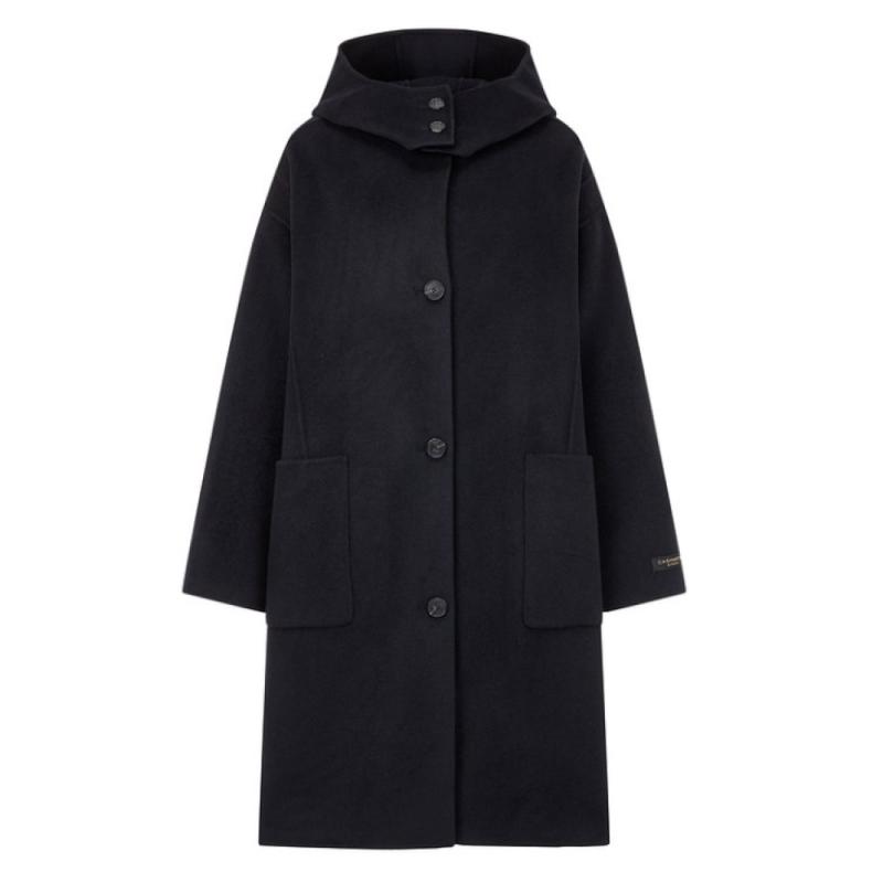 스튜디오톰보이 캐시미어 혼방 후드 코트 2컬러 91F3411885