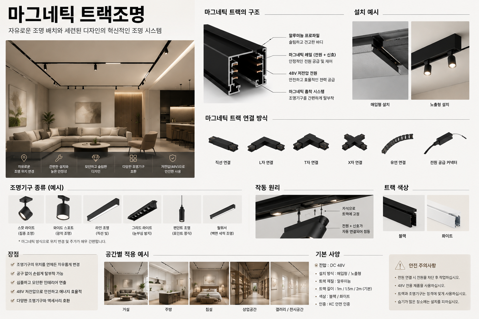 마그네틱 트랙조명