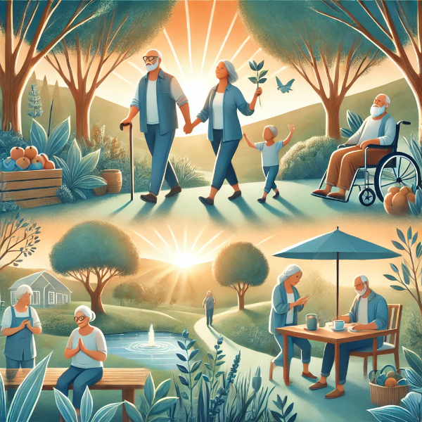 건강한 노후생활 사진