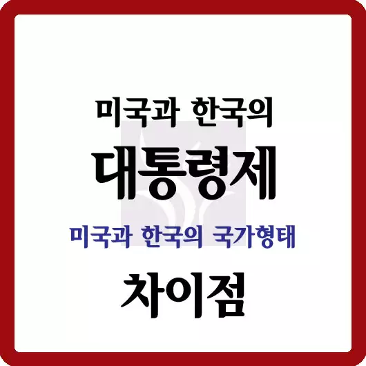 한국과 미국의 대통령제, 국가형태