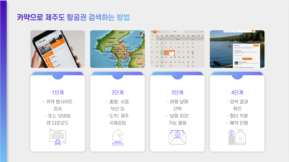 카약(KAYAK)으로 최저가 제주도 항공권 구매하는 방법 완벽 가이드