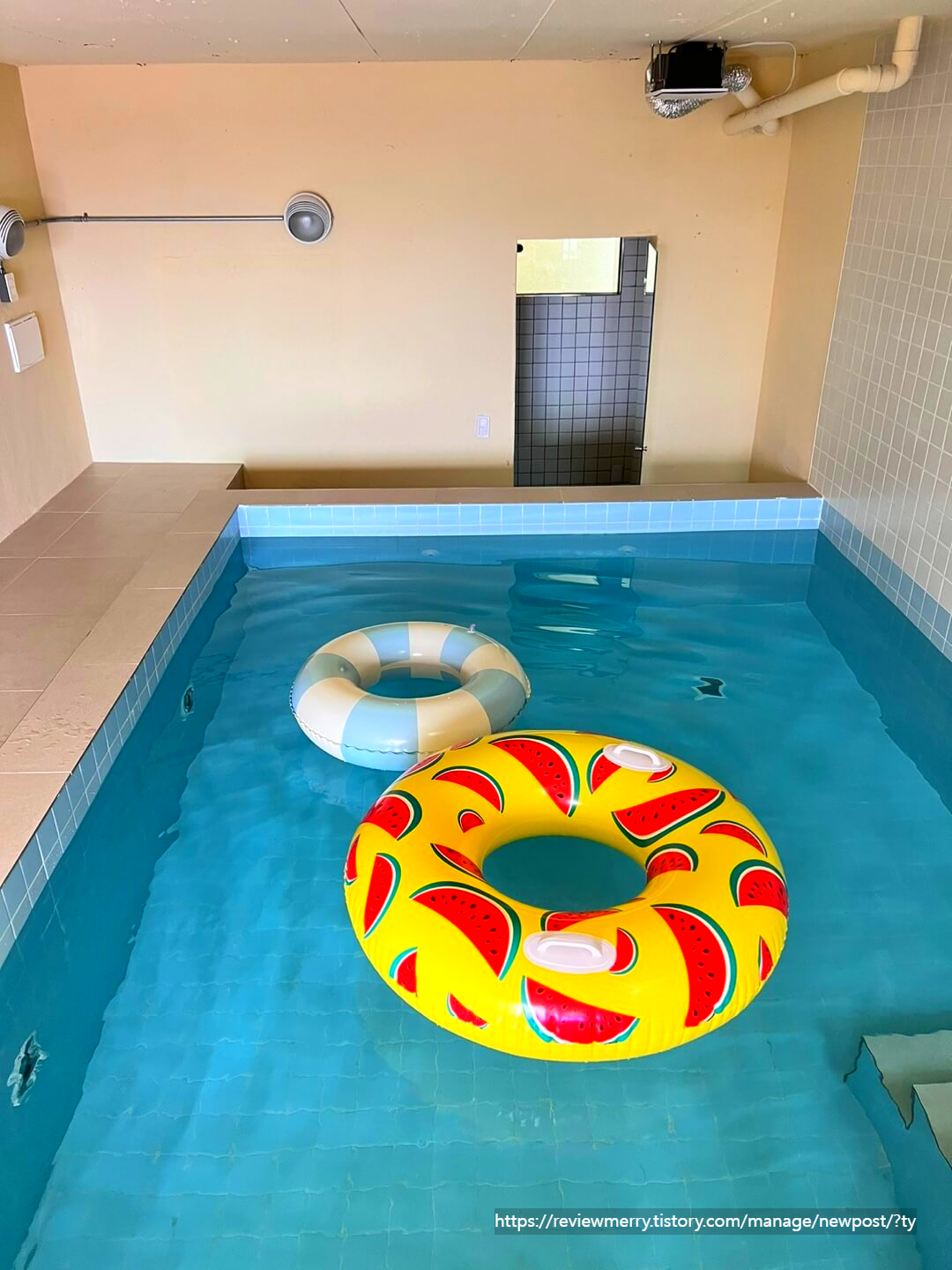 수영장 튜브