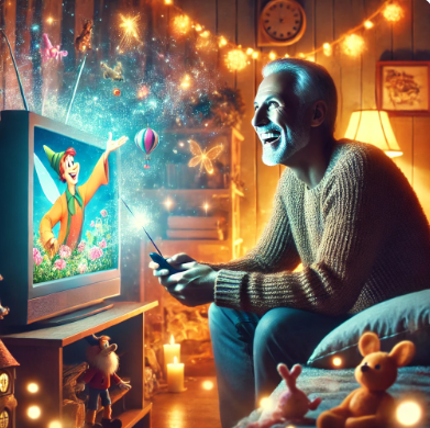 애니매이션을보고 동심으로빠지는 어른