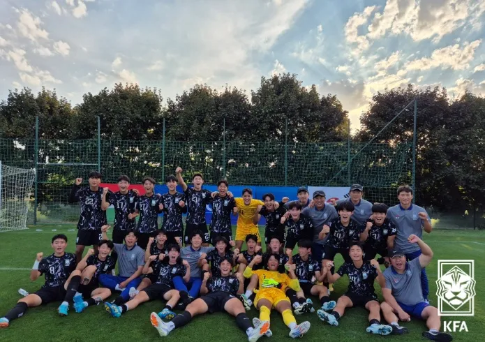 U16 축구 대표팀 델키컵 헝가리