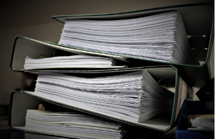 서류철 책자 이미지