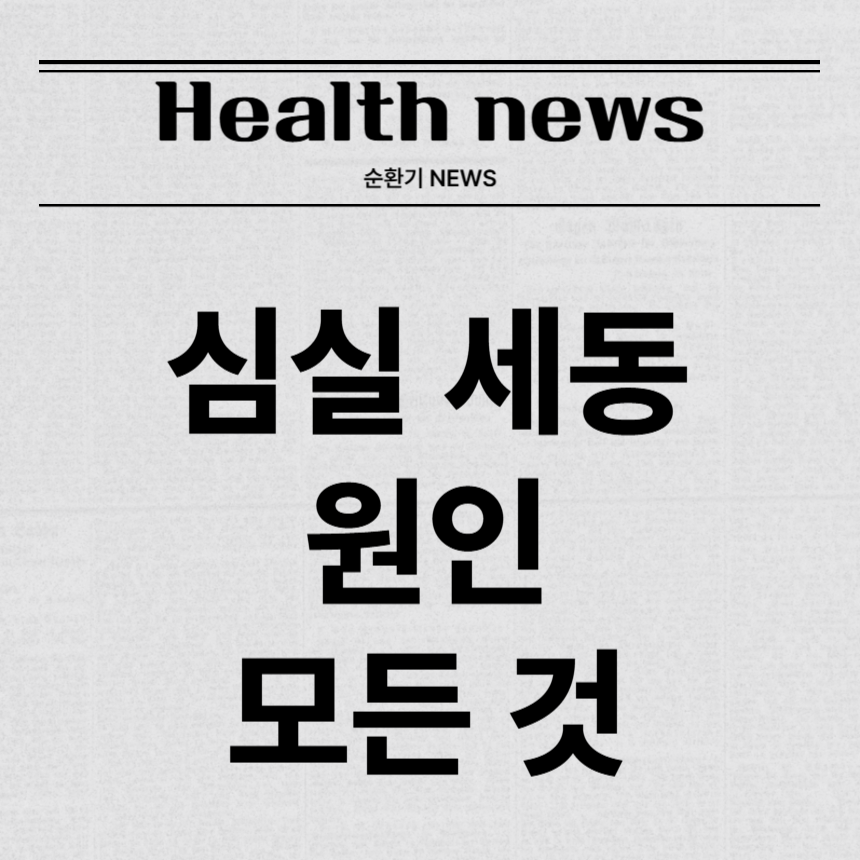 심실 세동 원인