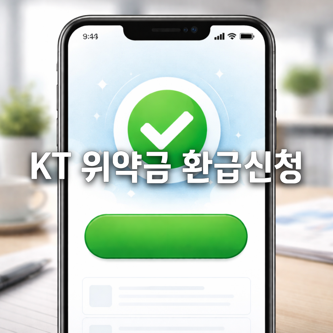 KT 해지 위약금 돌려받는 법! 환급 대상인지 1분 조회 + 신청 꿀팁✅
