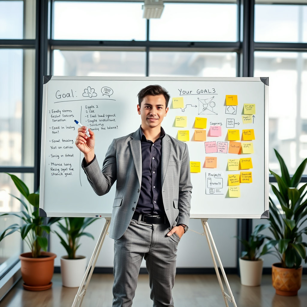 목표 설정을 먼저 하는 사람