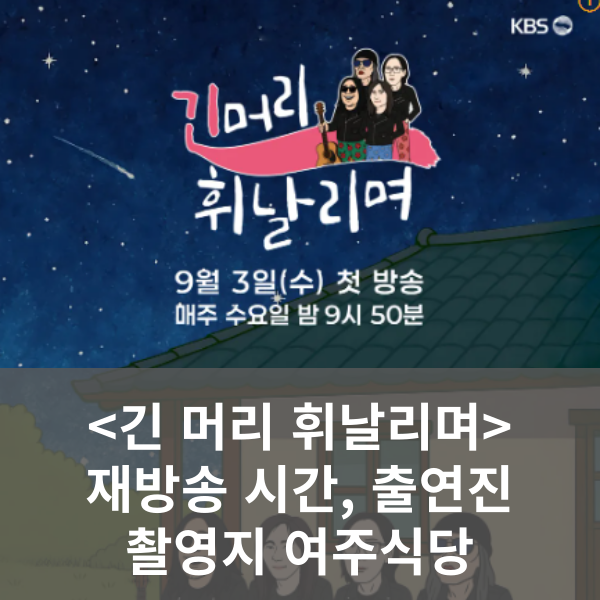 긴 머리 휘날리며 방송정보