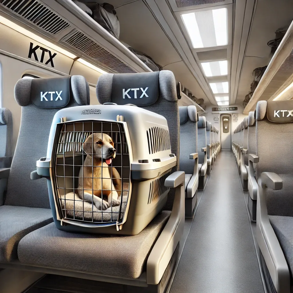 KTX 기차 애견동반&amp;#44; 강아지와 함께 편안하게 여행하는 방법