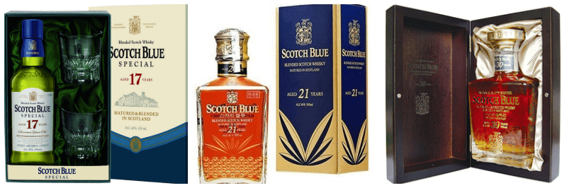 스카치블루 17년산, 21년산, 30년산 사진
