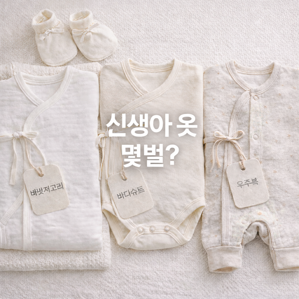 신생아 옷, 몇 벌이면 충분할까? 출산 준비 체크리스트✅