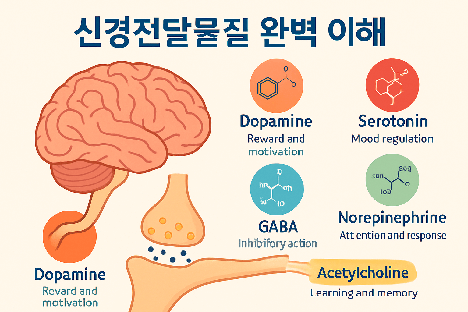 신경전달물질 화학기호