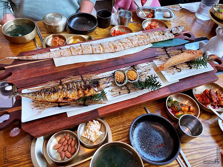 생방송오늘저녁 갈치 한상 1m 특대 갈치조림 갈치구이 오메기떡 한라봉 아이스크림 후식 제주 서귀포 중문 맛집 추천