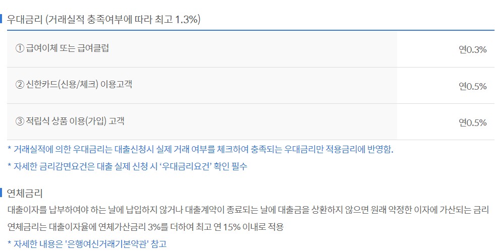 신한 급여 선지급 대출