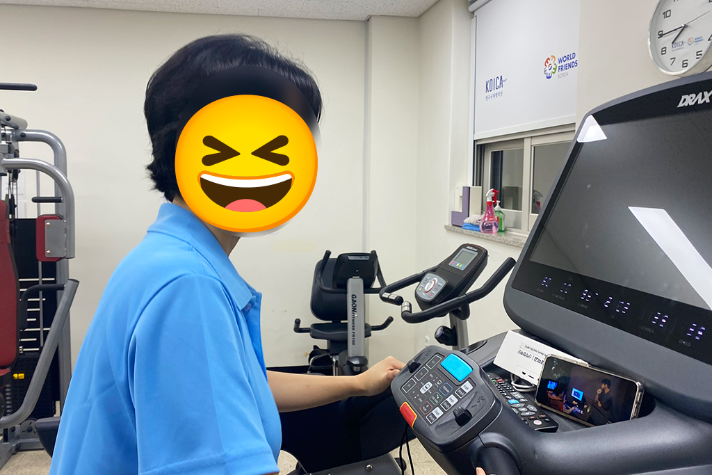 러닝 하면서 침착맨 보기