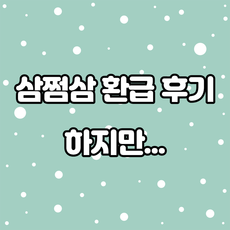 삼쩜삼 환급 후기