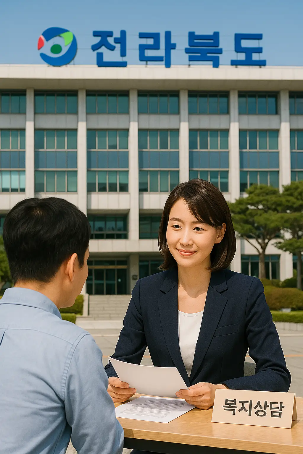 전라북도청 복지 상담 이미지