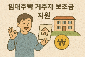 임대 주택 거주자 보조금 지원
