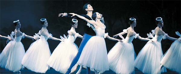 지젤의 한 장면인 윌리들의 군무