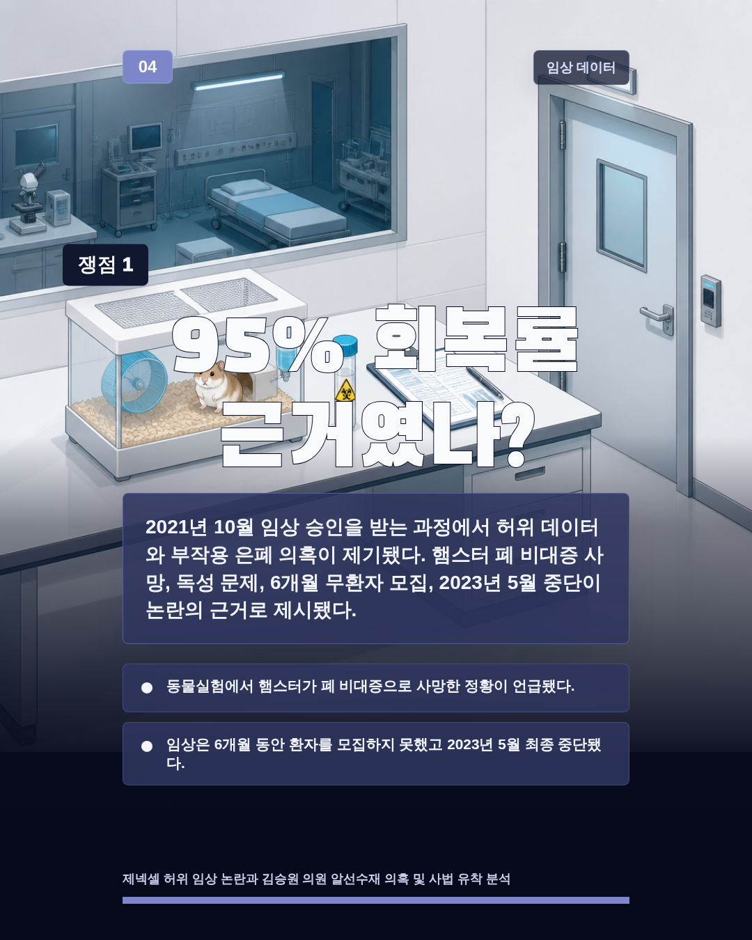 95% 회복률 근거였나?