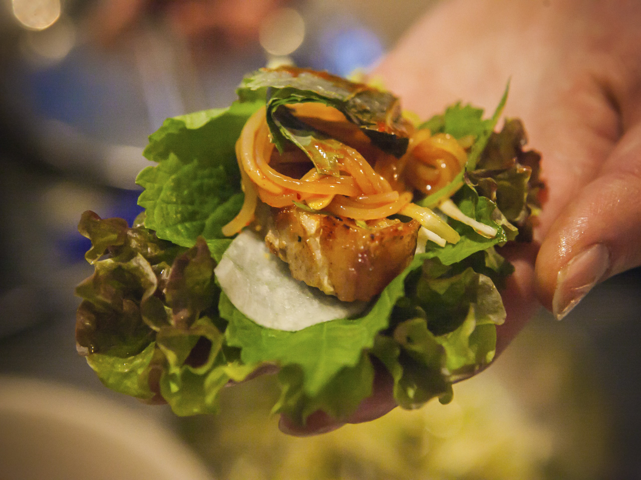 랑돼지의 자갈구이