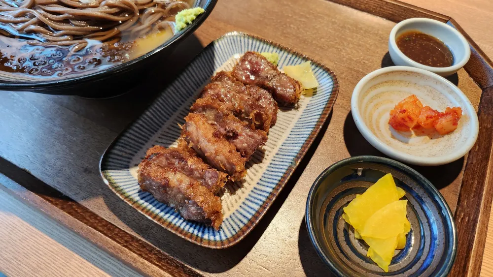 빙소바정식-규카츠