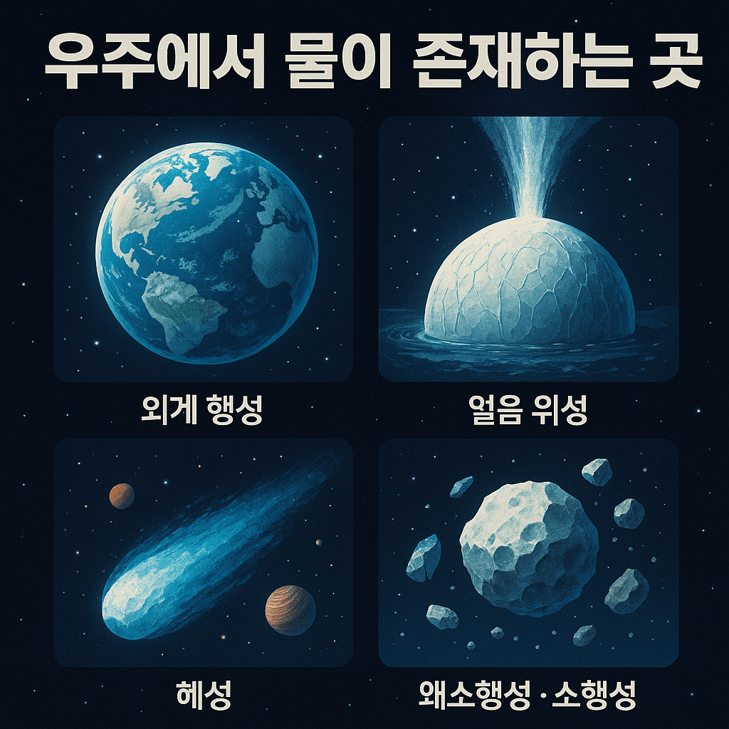 물이 존재하는 행성 이미지