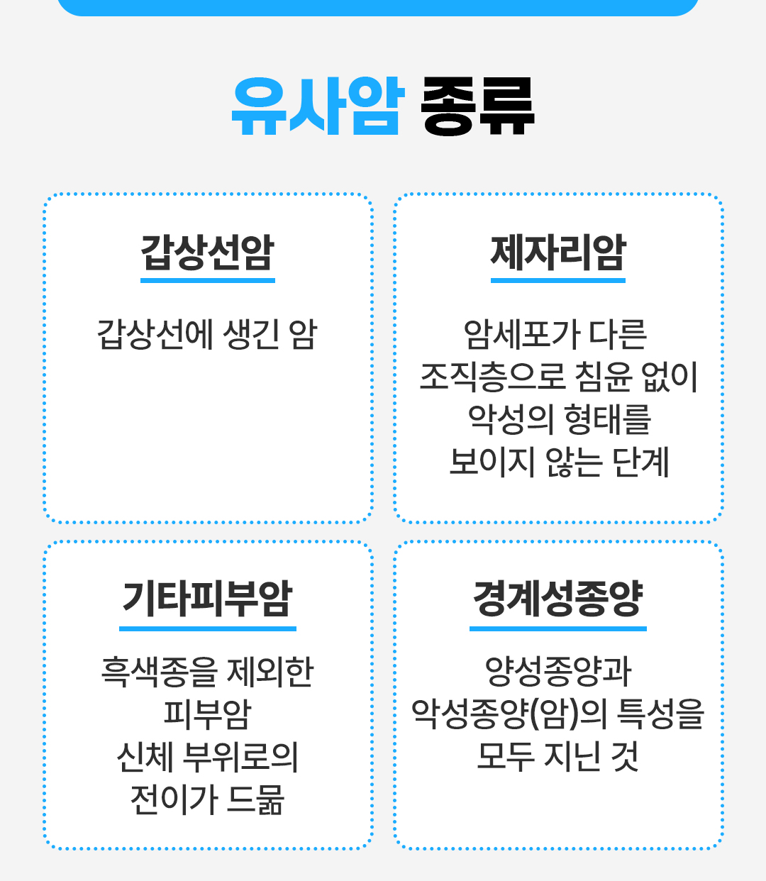 #유사암 종류