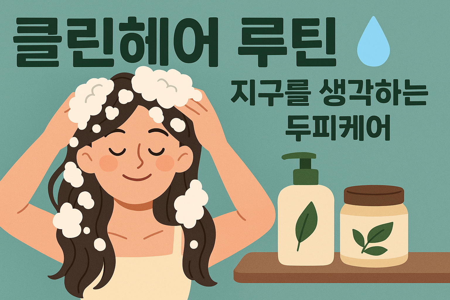 클린헤어 루틴 💧 지구를 생각하는 두피케어 관련사진