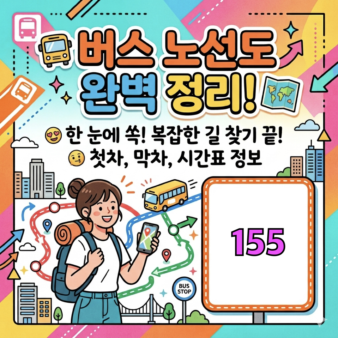 부산_155번버스_운행노선도