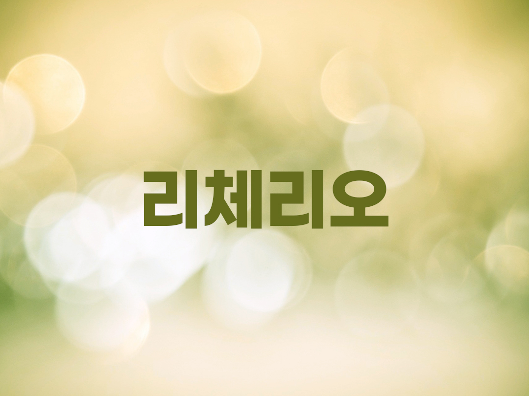 리체리오 천주교 남자세례명 2인 목록