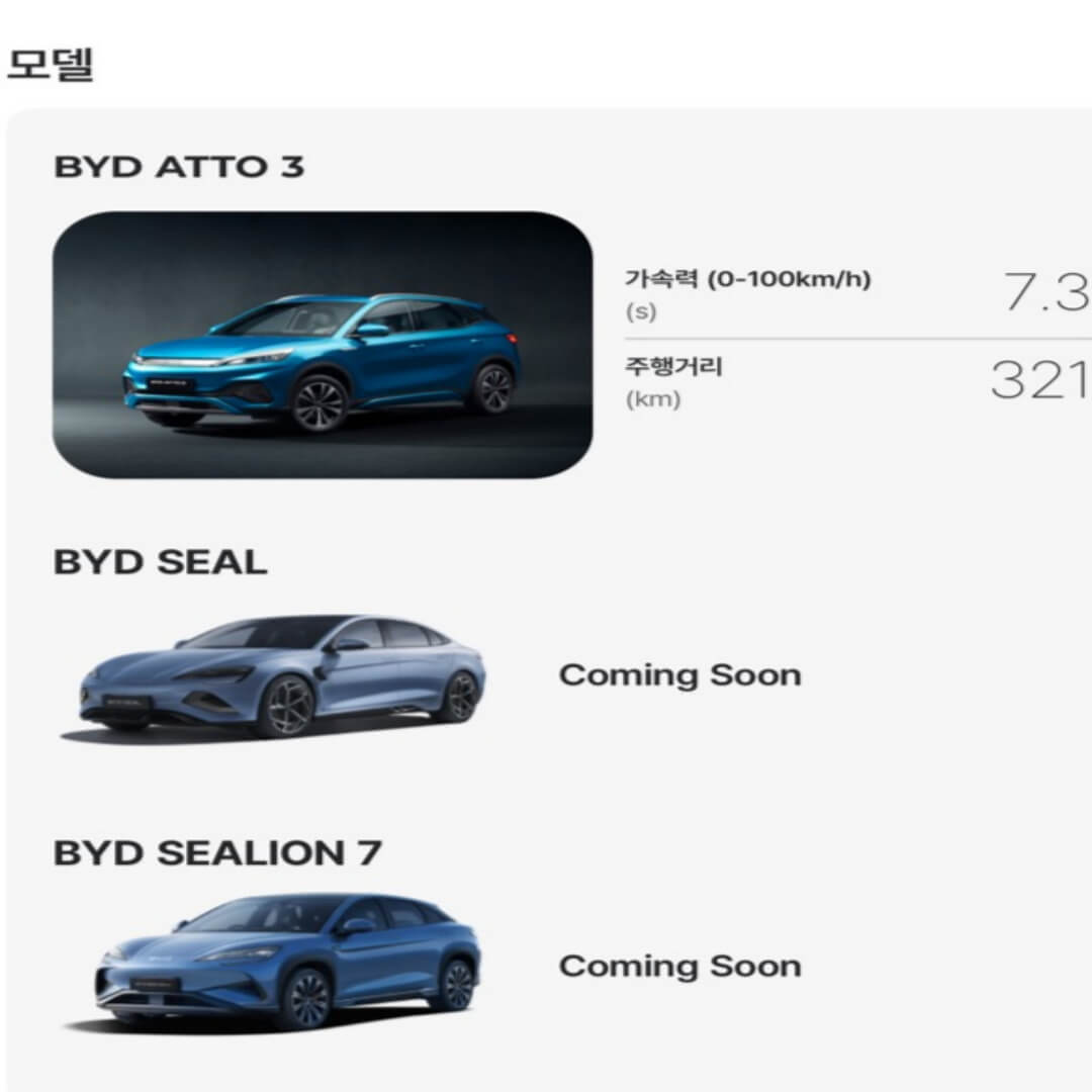 BYD 전기차 패밀리카