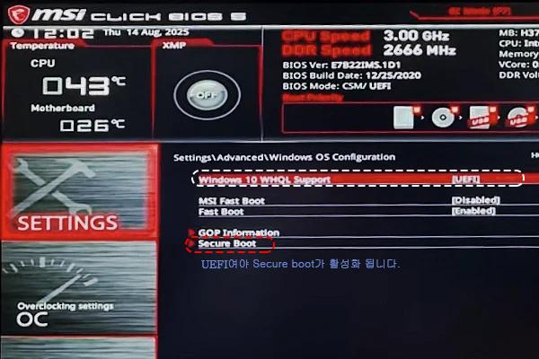 Secure boot
